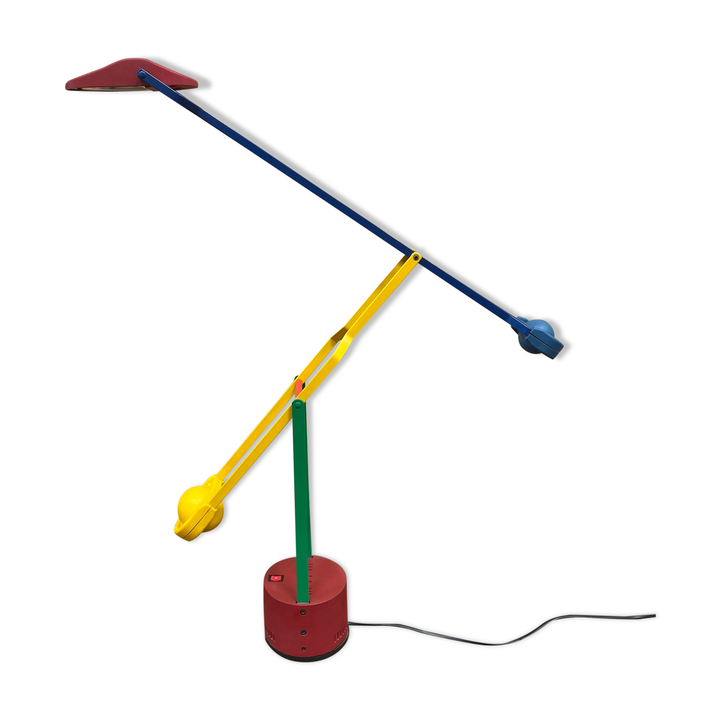 Desk lamp with pendulum Stilplast 1980s