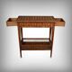 Mahogany marquetry coffee table, Louis XVI style – 1920