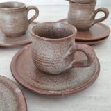 Stoneware coffee service from Vallauris