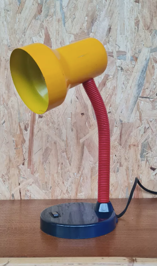 Table lamp primary color 1980