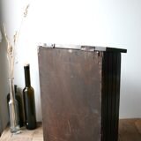 Large old wooden box