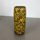 Pottery Super Yellow Color Fat Lava Multi-Color Vase Scheurich WGP, 1970s
