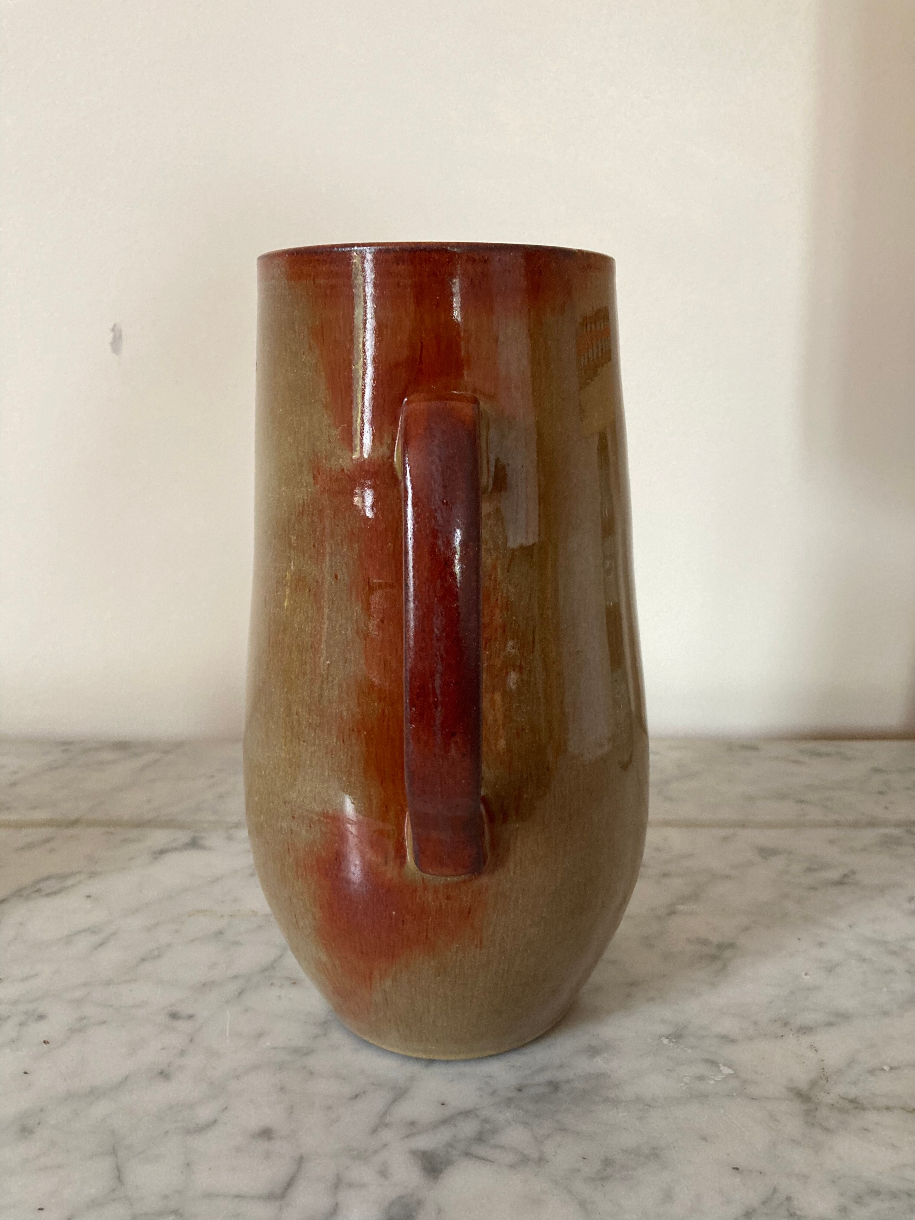 Sandstone decanter signed