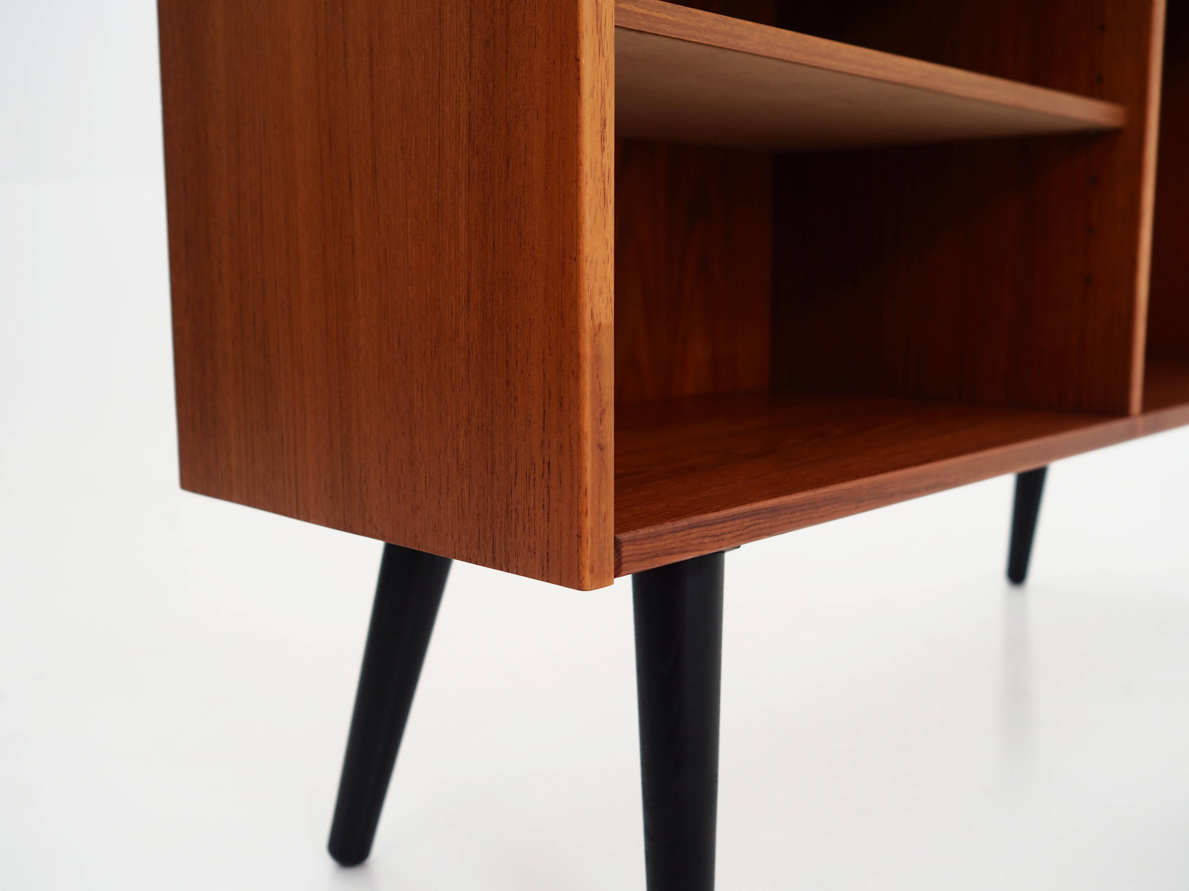 Teak bookcase, Danish design, 1970s, production: Denka