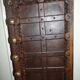 Antique Indian door, carved and decorated