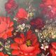 Oil on canvas bouquet of flowers by frederick still life golden frame