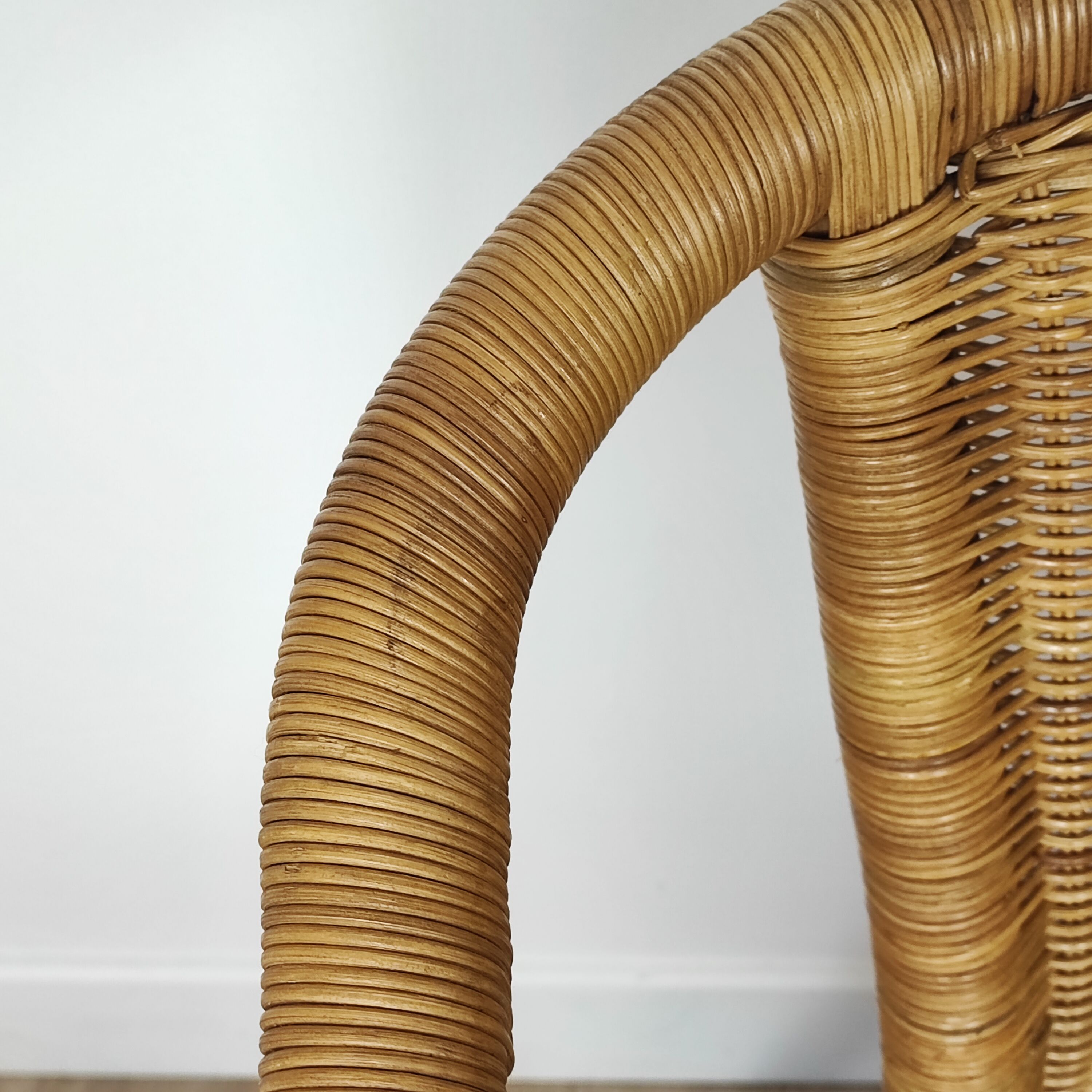Rattan armchair