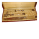 Carving service for leg of lamb from the early 20th century (art deco)