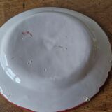 Antique plate with birds