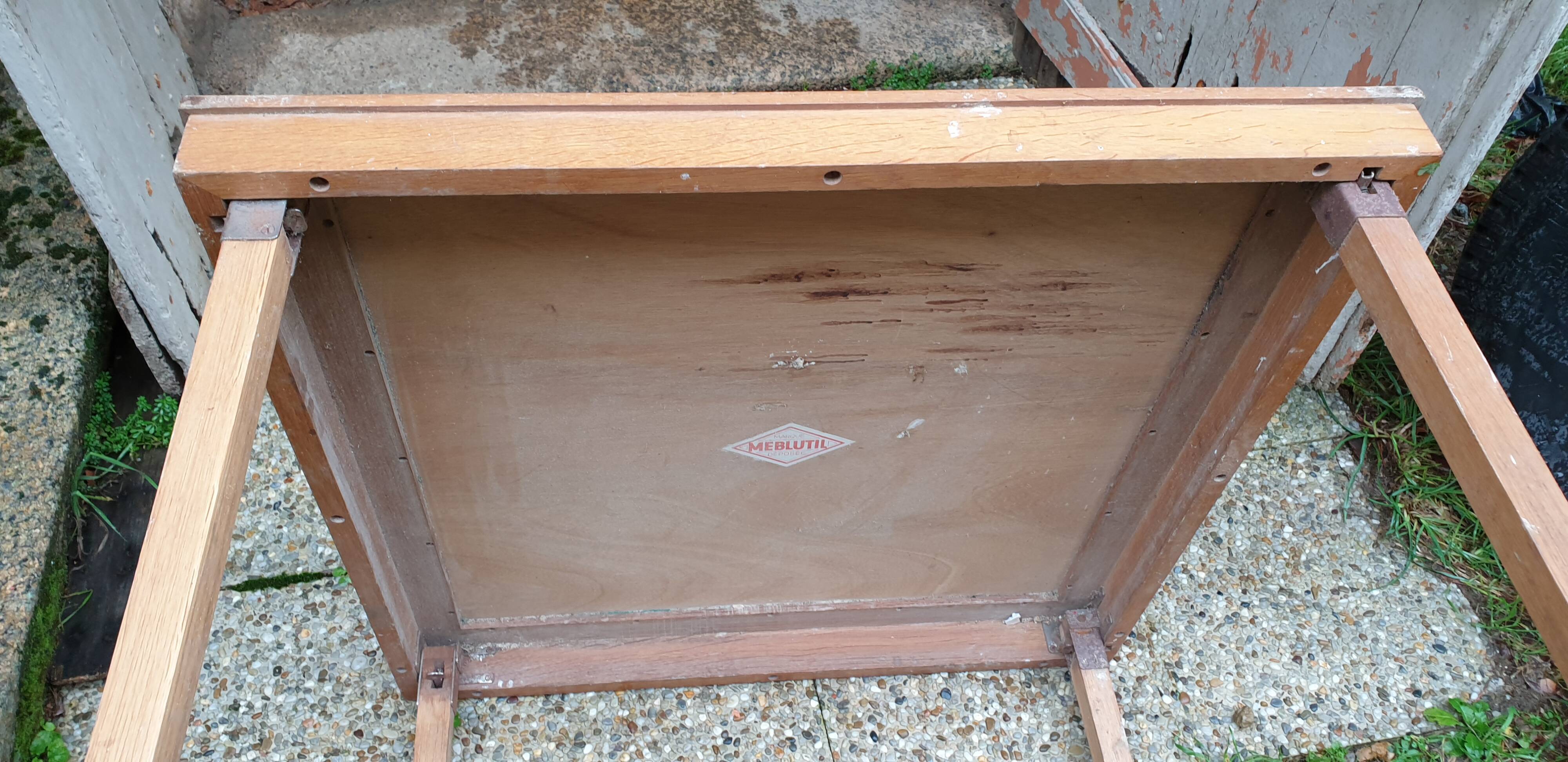 Table de jeu  pliante en bois Meblutil