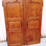 Pair of solid oak doors