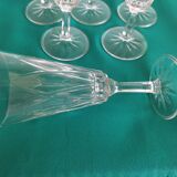 6 diamond champagne glasses