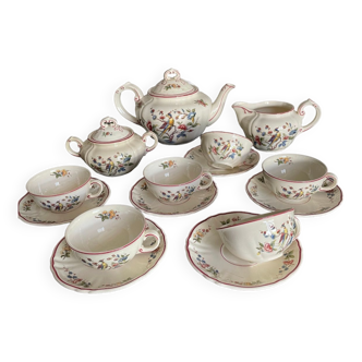 Villeroy & Boch tea set Phoenix model red