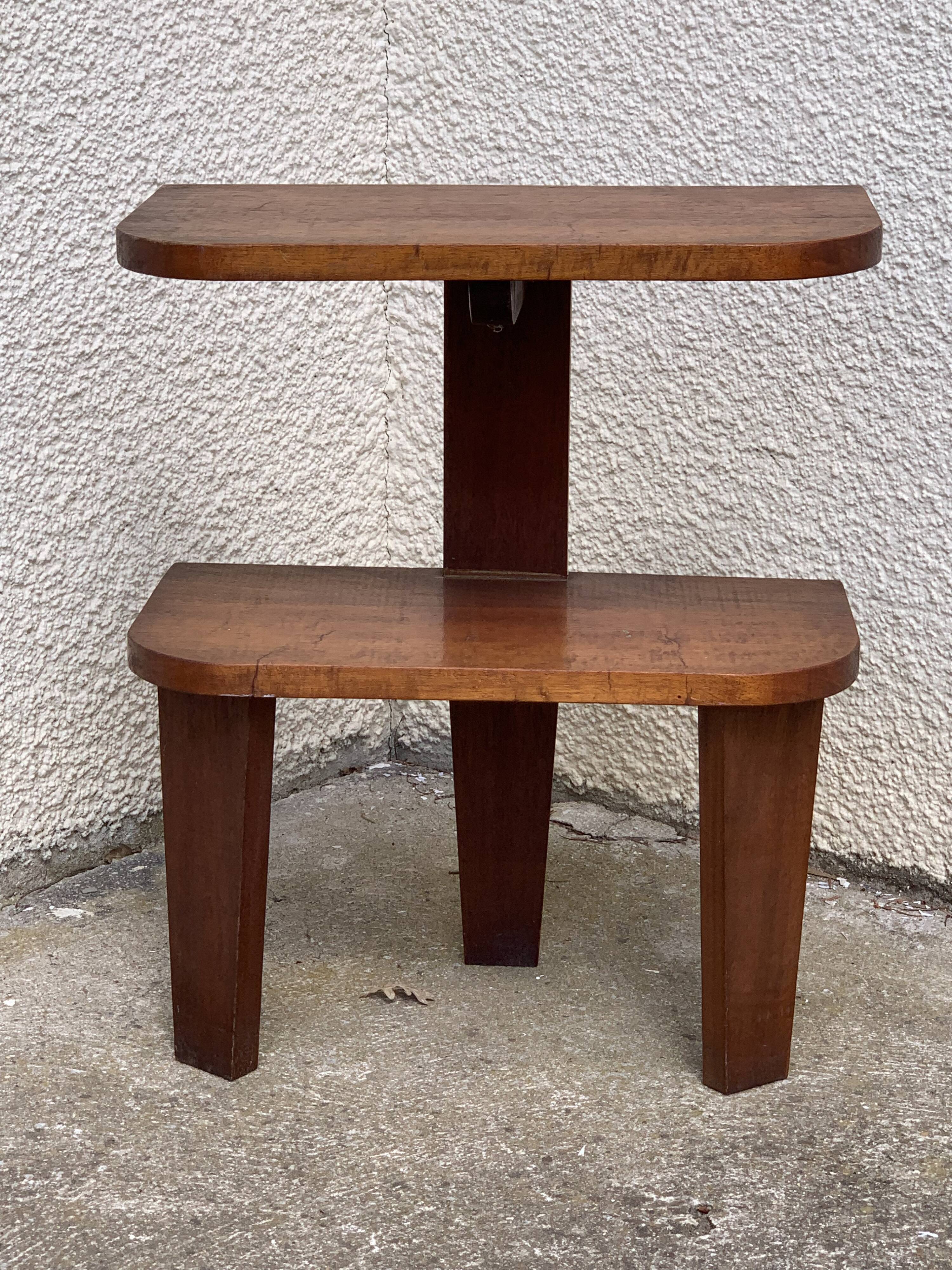 Tripod bedside table 1960