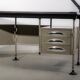 Spazio series director's desk with lamp by Studio BBPR for Olivetti, circa 1960