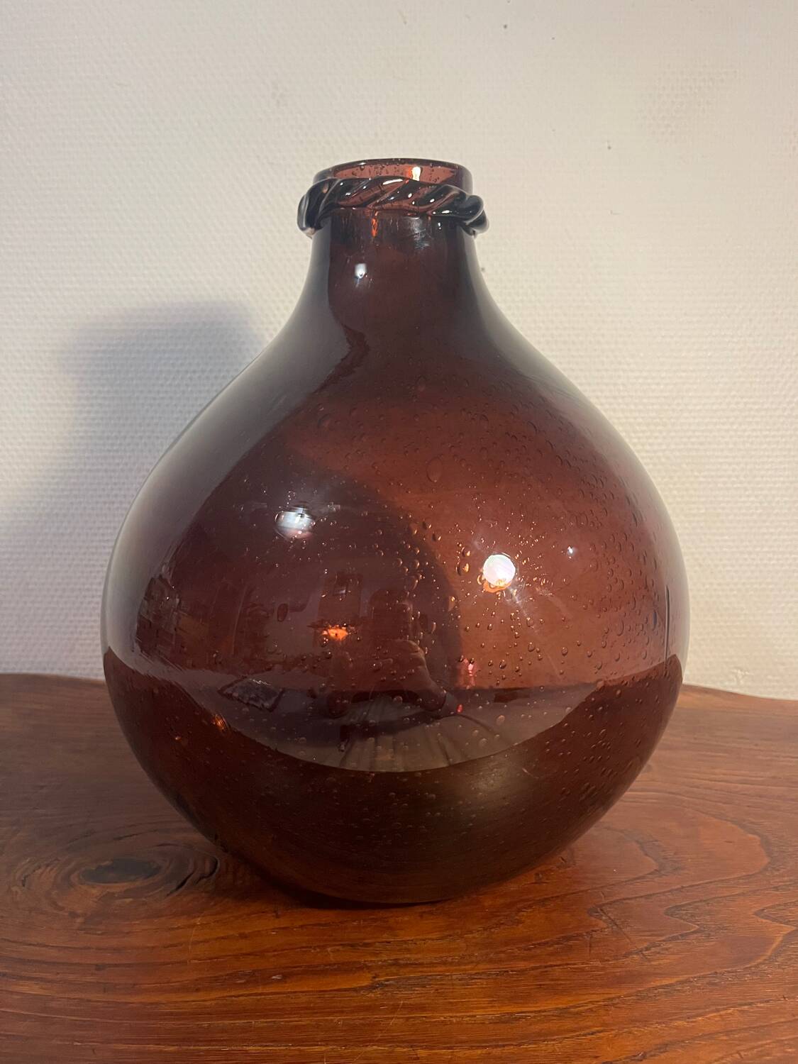 Demijohn carboy vase glassware BIOT France