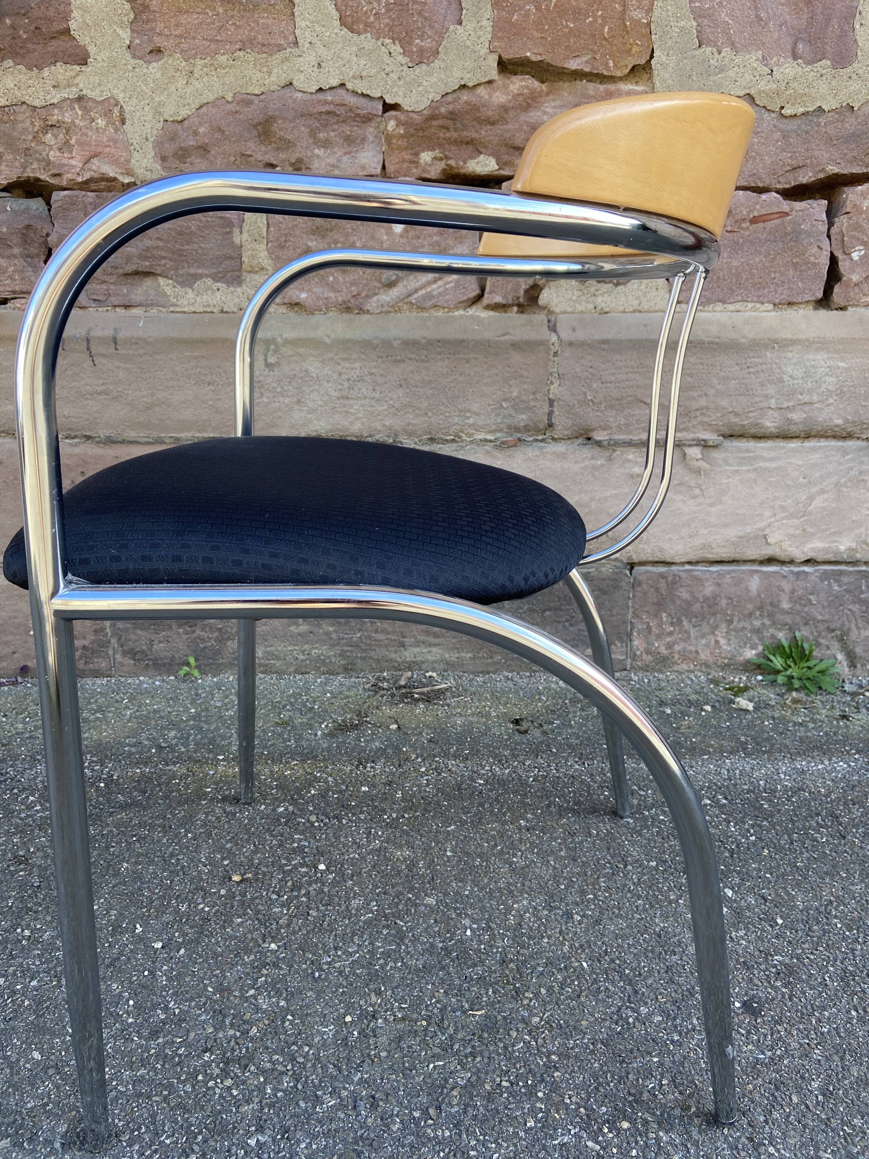 Office armchair design 1980-90s