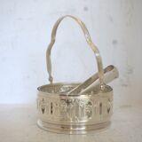 Silver metal candy box and pliers