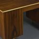 Bureau suédois double face en teck, fin des années 1950/début des années 1960, SMB Bodafors