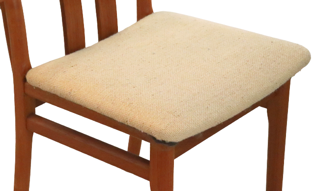 Set of 4 Danish design chairs 'Tuse'