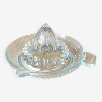 Moulded glass citrus press