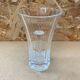 Antique Crystal D'Arques Vase With Diamond Made In France Vintage