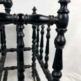 Blackened wood partition holders turned, Napoleon III