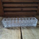 Trinket bowl rectangular crystal