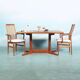 Danish design renovated dining table, sixties teak dining