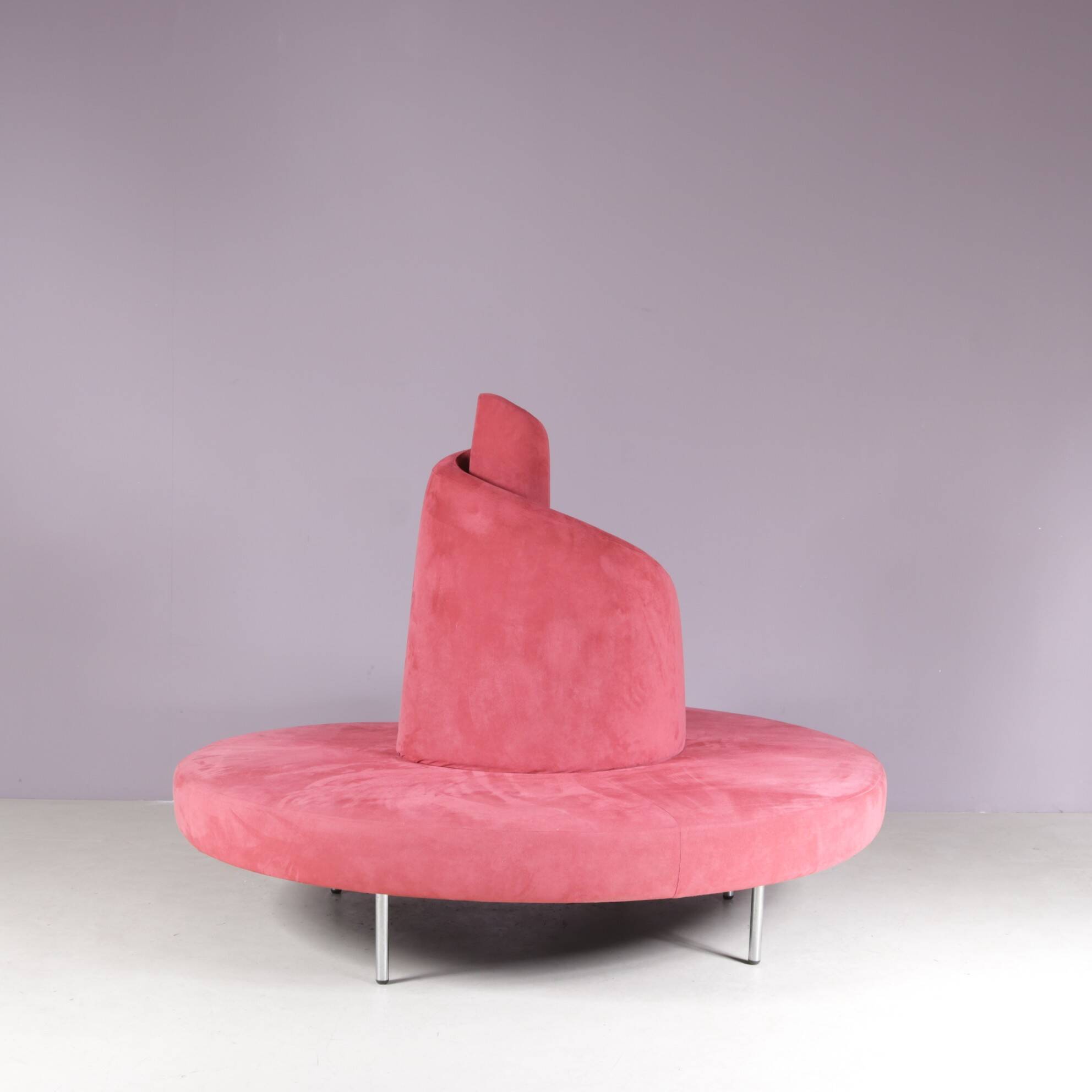 Canapé rond Tatlin des années 1980 par Edra Italie