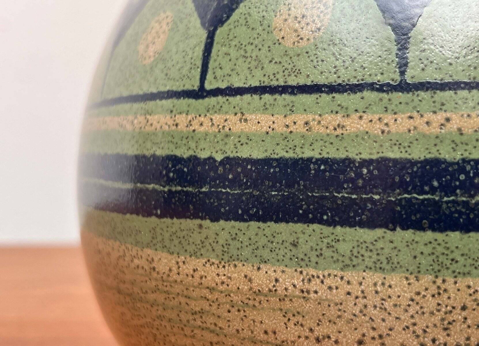 Carafe, vase vintage en céramique de KMK Keramik Manufaktur Kupfermühle, Allemagne années 1970