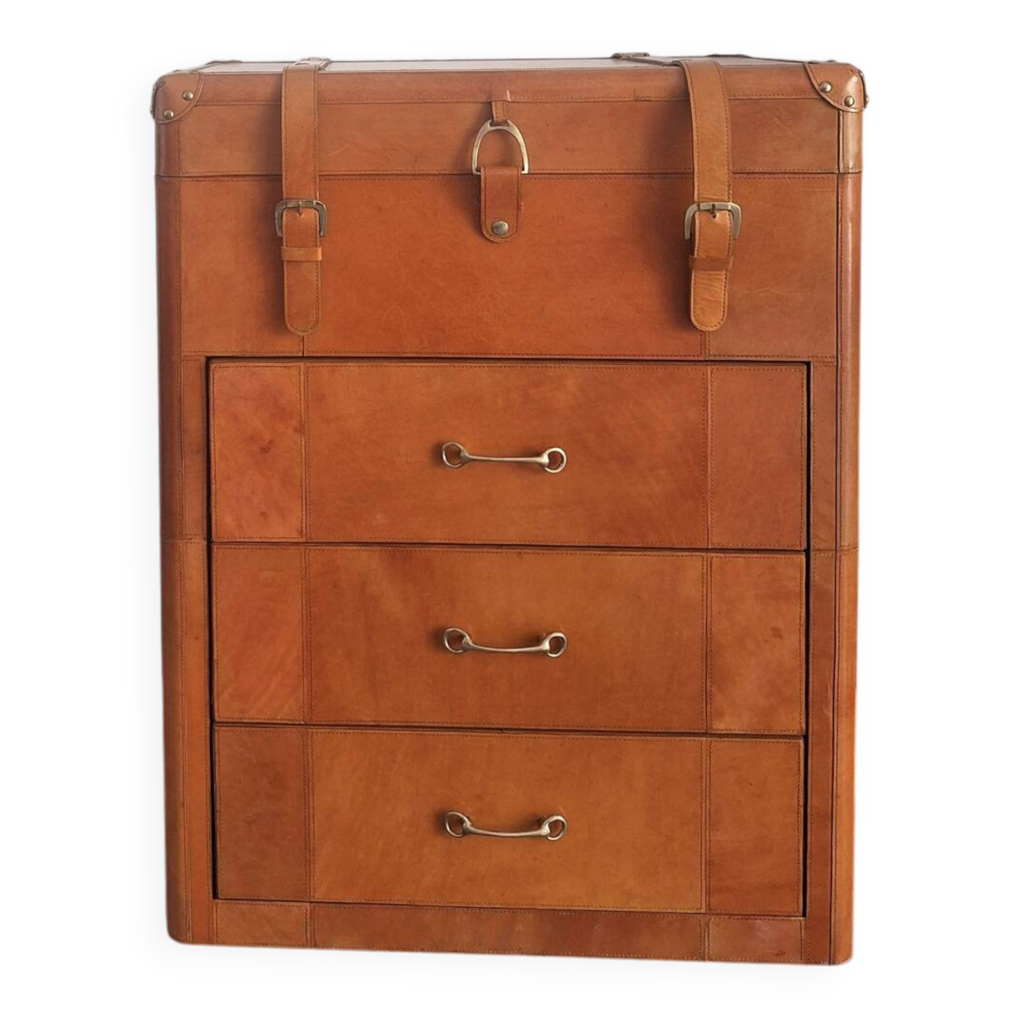 Leather commode / buffet by Hermès