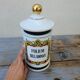 Important pharmacy jar Folium Belladonnae