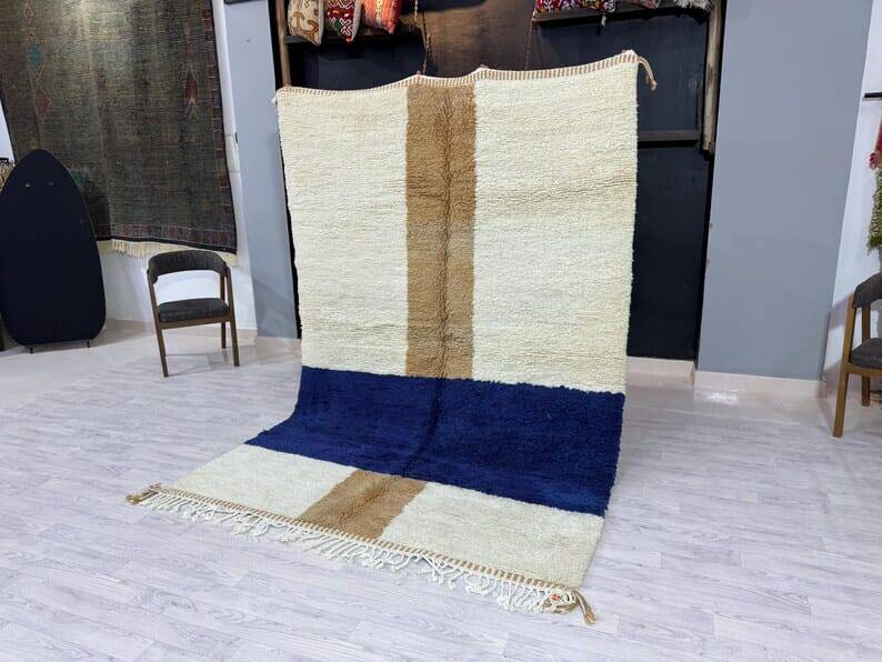 Pure wool rug, colorful, size 150 x 250 cm