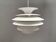 Hanging lamp with multiple layers of shades, by Junge/Vitrica Denmark 1980s