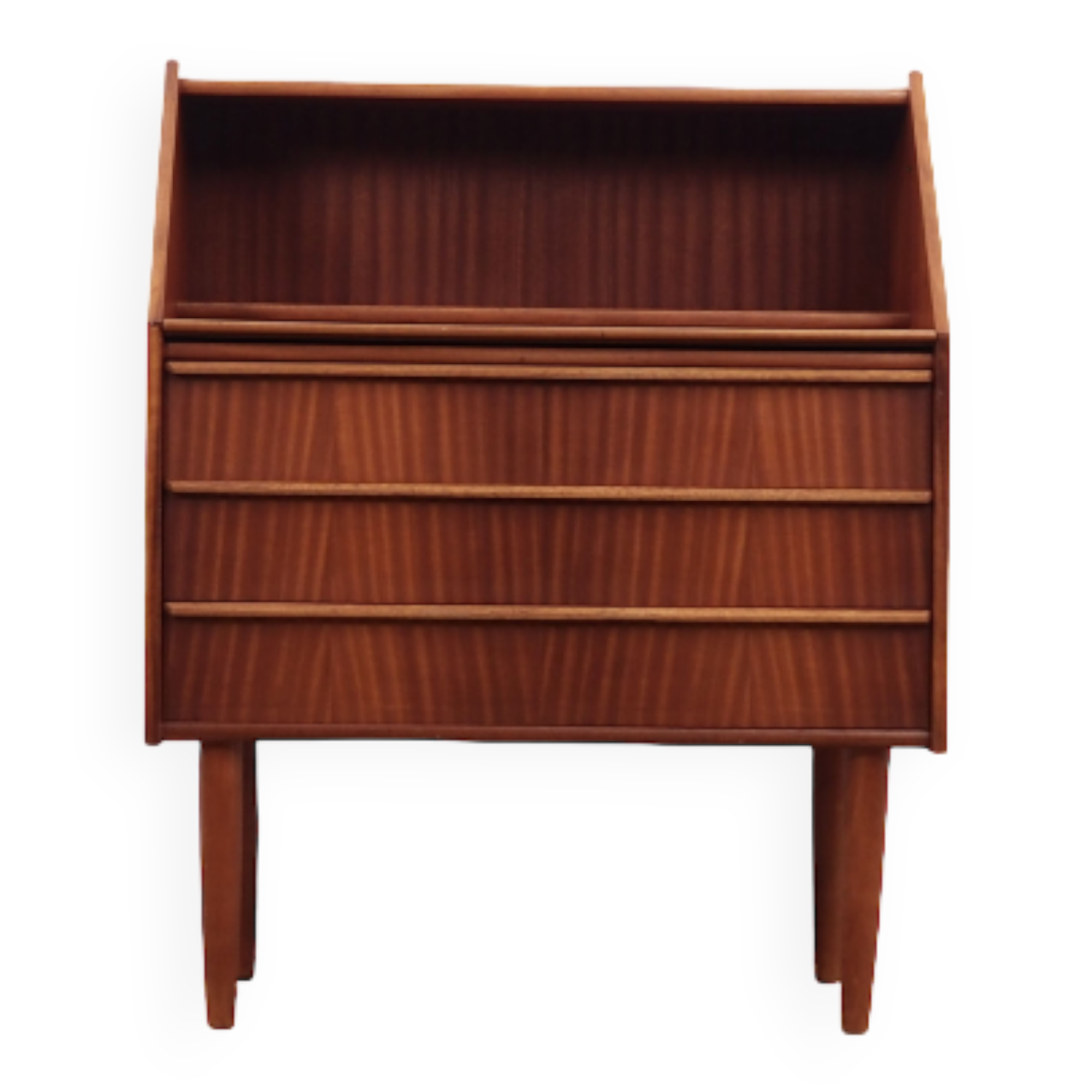 Secrétaire en acajou, design danois, années 60, production: Danemark