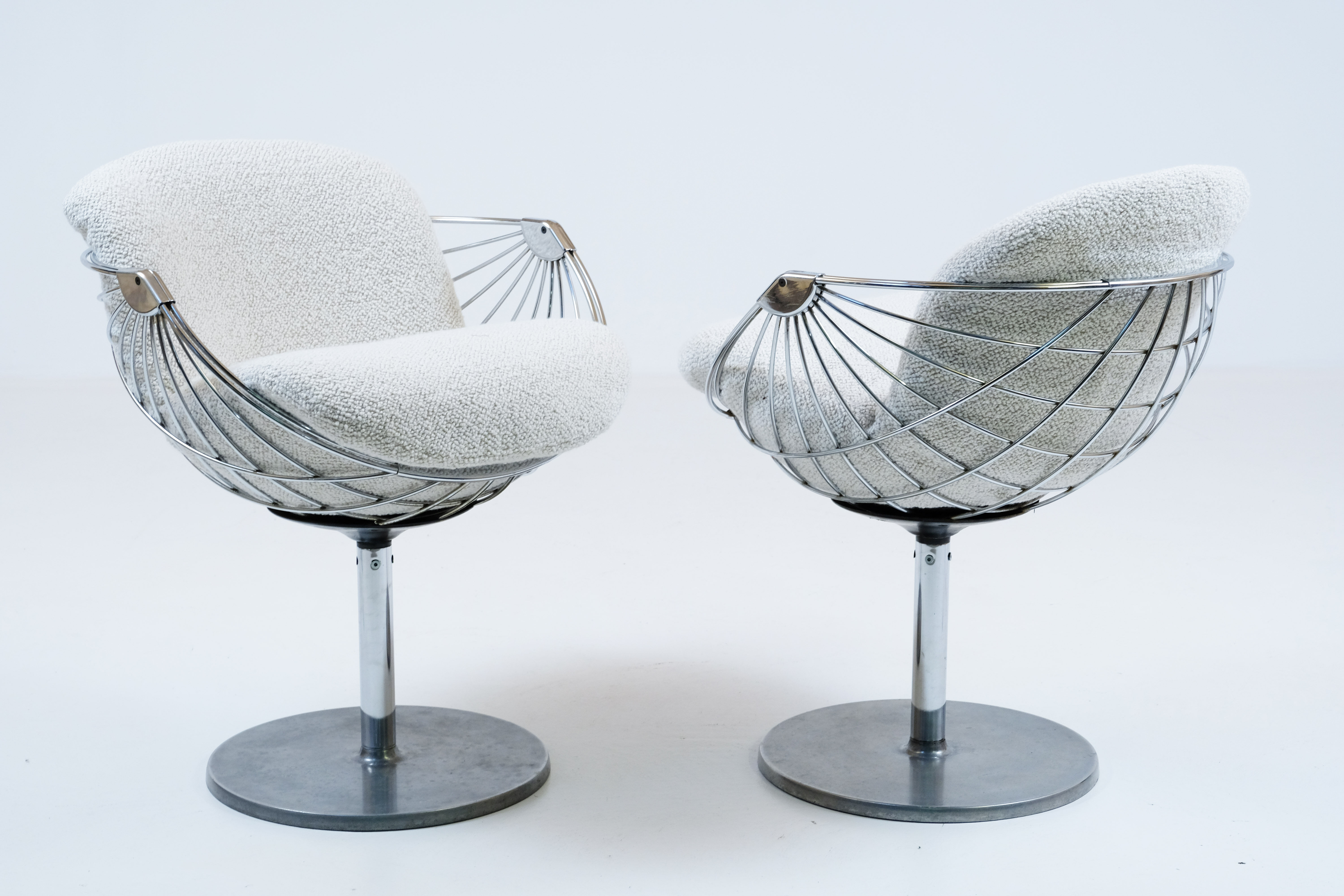 Pair of Atomic armchairs by Rudi Verelst 1970