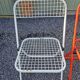 Series of 5 Talin folding metal chairs