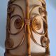 Paire d'appliques en bambou