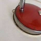 Lampe de bureau en métal rouge par Veneta Lumi, Italie 1960