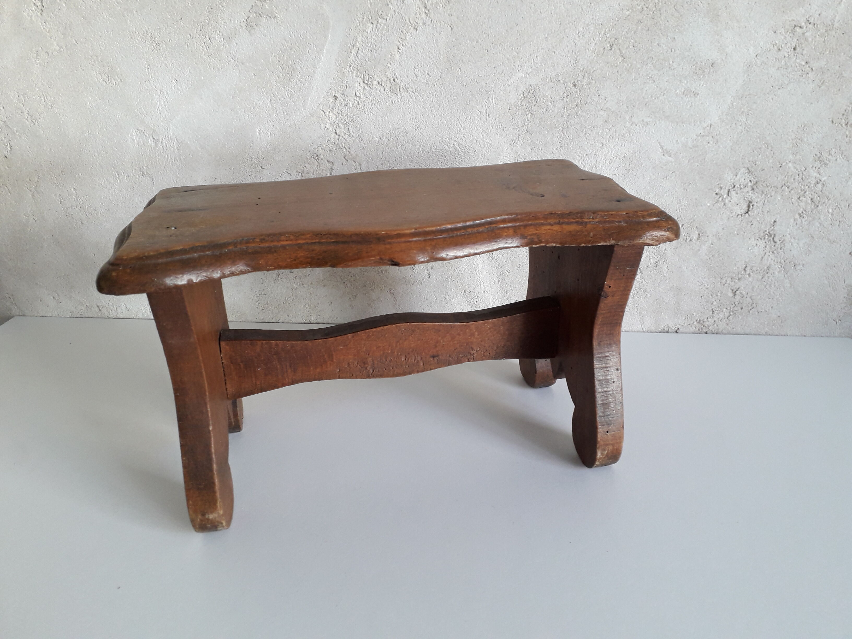 Old wooden stool or step