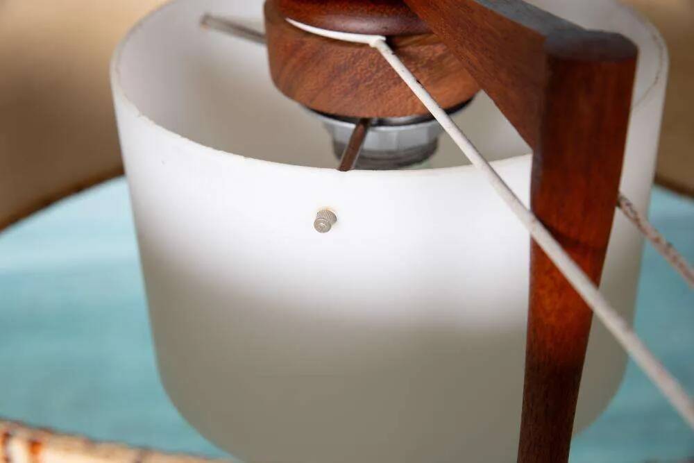 Vintage Temde lighting suspension, mid-century suspension from the sixties.