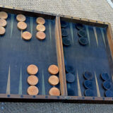 checkers and backgammon game