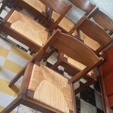 Série de 6 chaises vintage