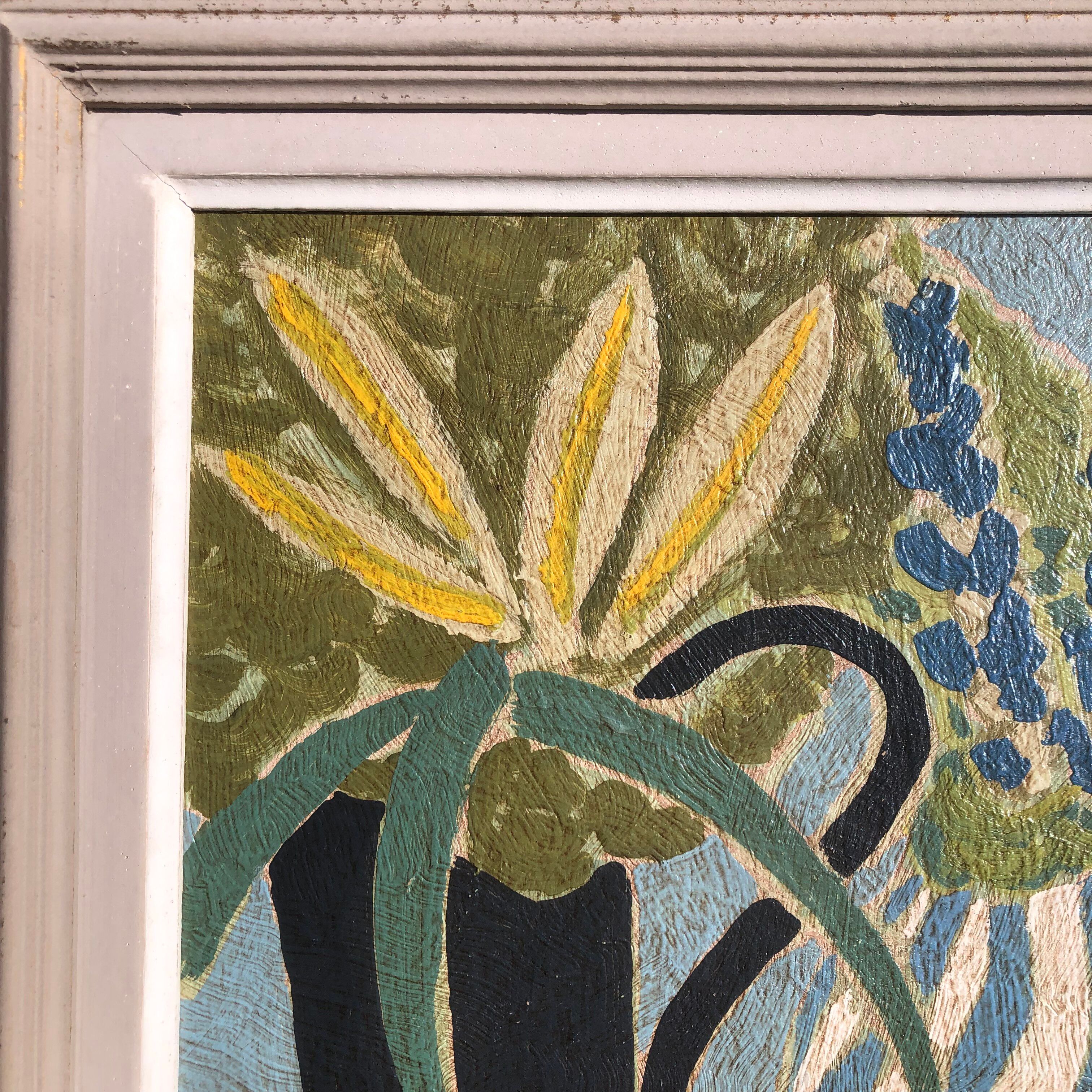 Framed painting