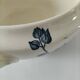 Lion Soup Tureen – Blue-grey Hollyhocks 1890-1920