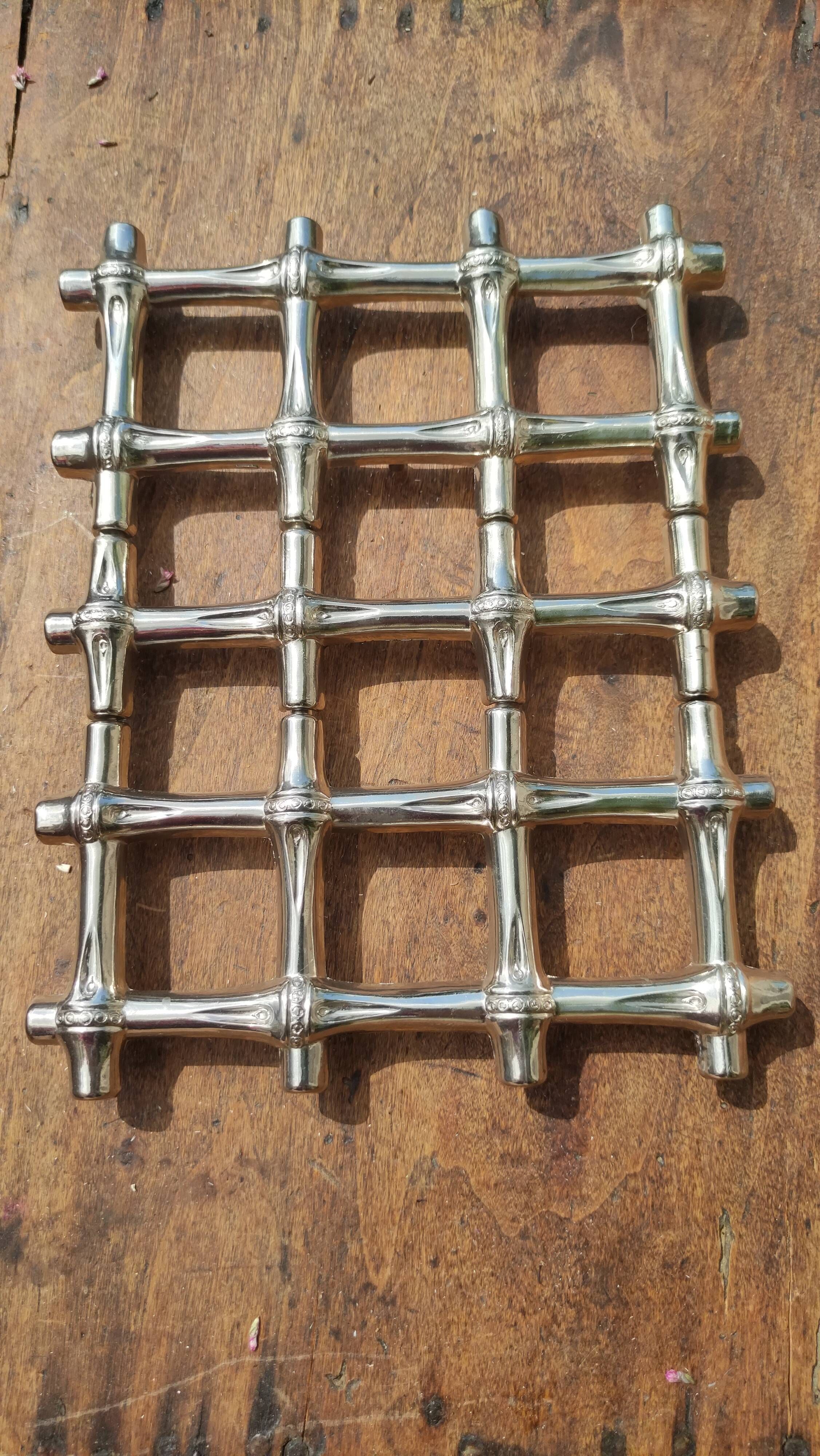 Vintage stretchy underside in silver metal Italy