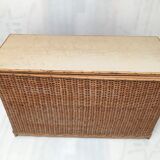 Braided rattan trunk 50s-60s