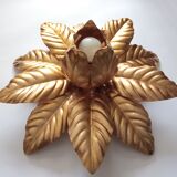 Ceiling lamp golden flower