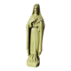 Ancient statue of Saint Thérèse of Lisieux – patinated olive green plaster